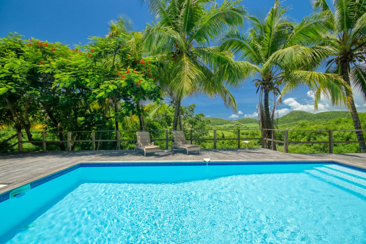 location de villa Sainte-Anne Martinique 6 personnes piscine 2